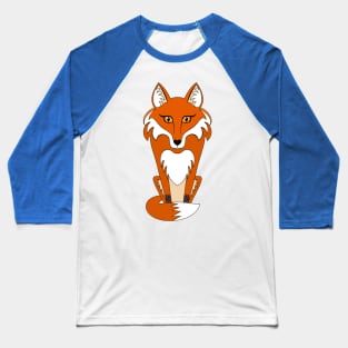 SITTING FOX Baseball T-Shirt